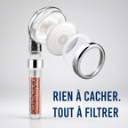 Pommeau de douche anti-calcaire | CalciClair