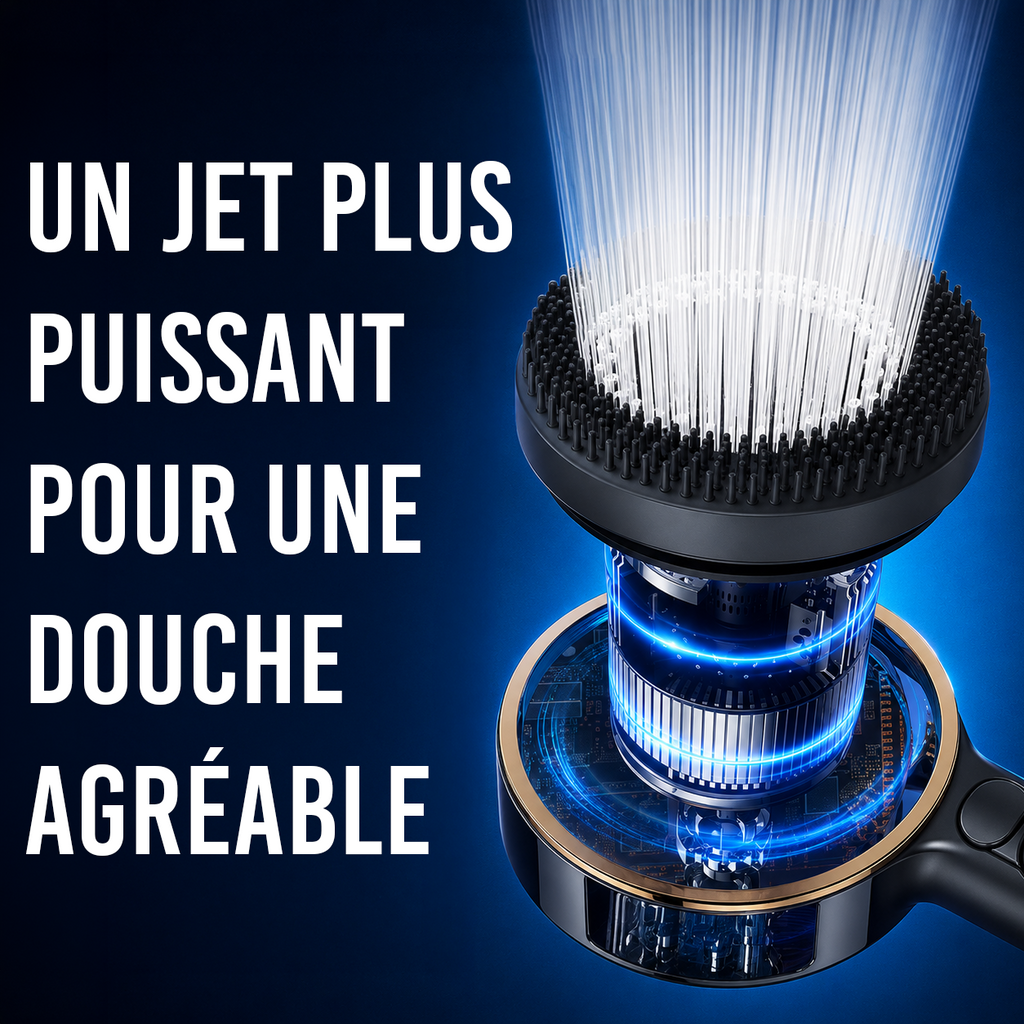 Pommeau de douche haute pression | TurboFlow