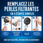 Pommeau de douche anti-calcaire | CalciFlow