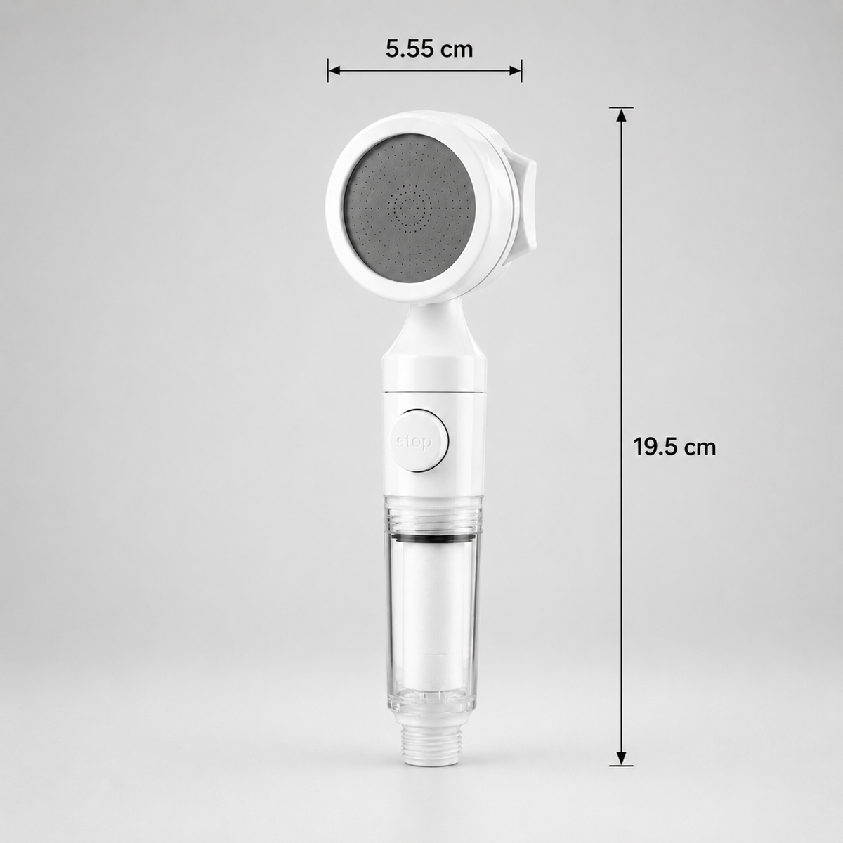 Pommeau de douche filtrant économique et haute pression | HydroZen