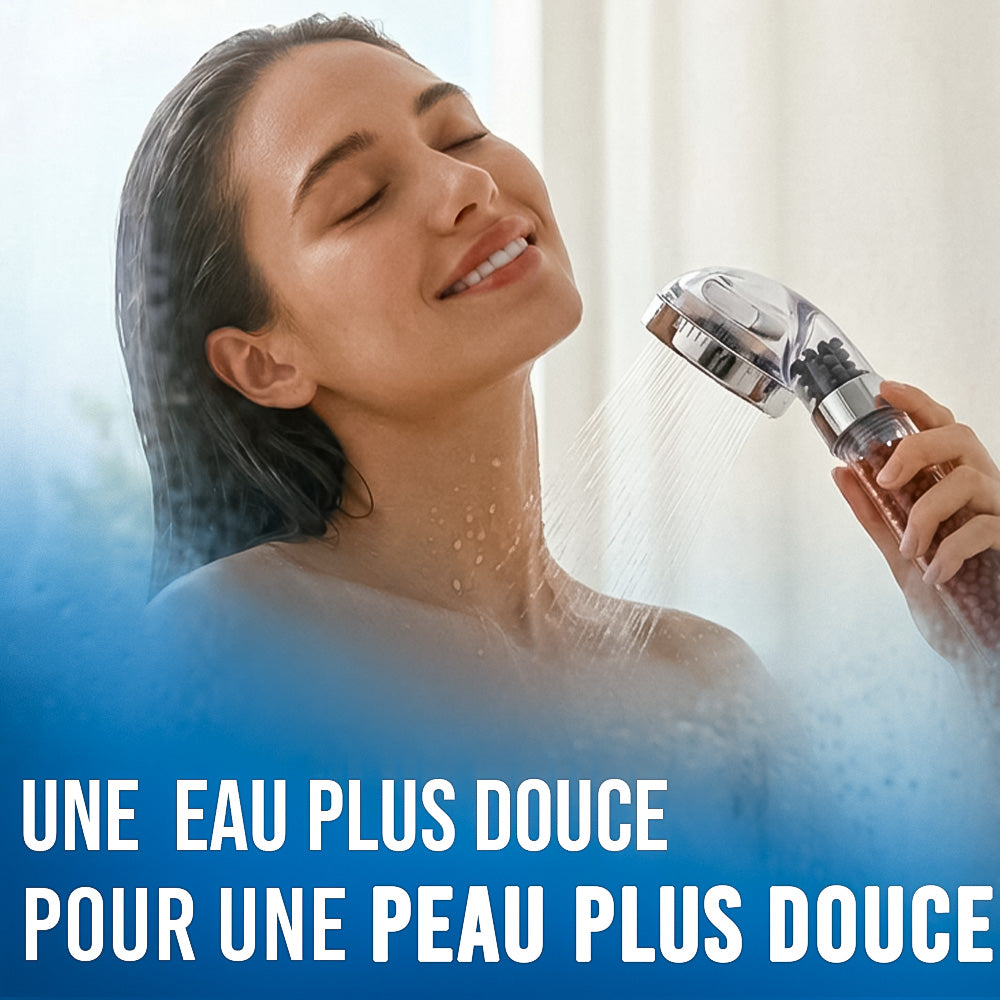 Pommeau de douche anti-calcaire | CalciClair
